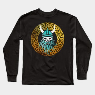 Viking Skull Long Sleeve T-Shirt